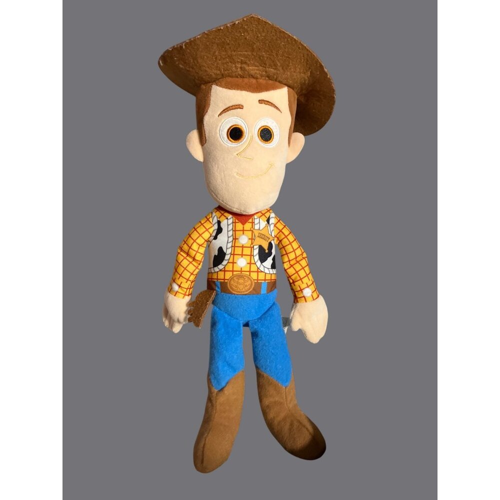 Disney Pixar Toy Story 4 Woody Plush Doll 16" Polyester Fiber Sheriff Figure